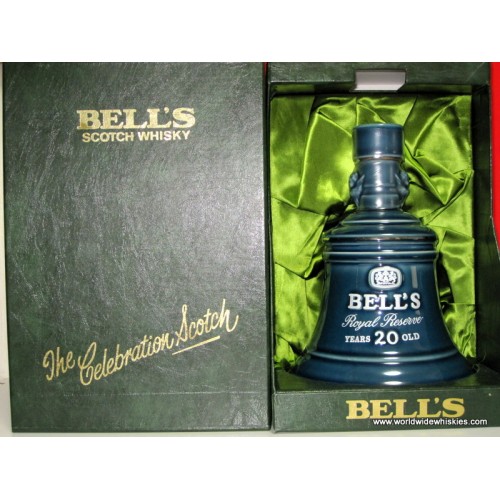 Bell's Royal Reserve 20 Yr Old Whisky Decanter RARE Box