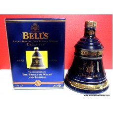Bell's PRINCE of WALES 50th Decanter RARE Boxed