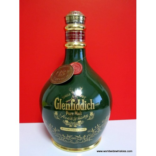 Glenfiddich 18 Yr PURE MALT Green Spode Whisky 750ml