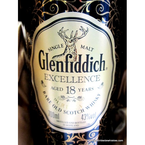 Glenfiddich EXCELLENCE 18 Year Whisky Boxed