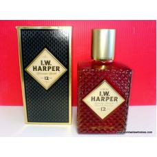 I W Harper 12 Year old Whiskey Decanter Bottle