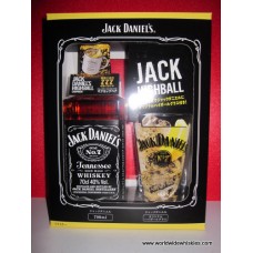 Jack Daniel's 700ml JD Old No. 7 / Jack Daniel's Highball Glass Gift Set 3
