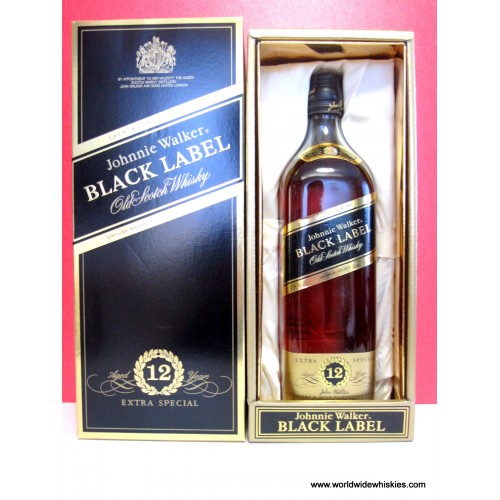 Johnnie Walker BLACK Old Whisky Gift Boxed 750ml