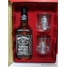 Jack Daniels OLD No.7 Whiskey 75cl Bottle / Tin Box Glass Set