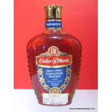 Order of Merit 12 Year Canadian Whisky 1980