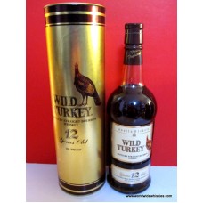 Wild Turkey 12 Year Old Whiskey Gold Box