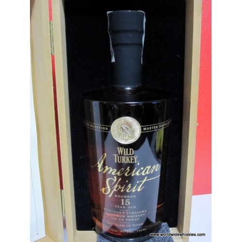 Wild Turkey AMERICAN SPIRIT 15 Yr Whiskey Boxed