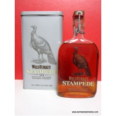 Wild Turkey Stampede 55 Whiskey Tin Boxed